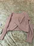 Camisola pérolas rosa Shein