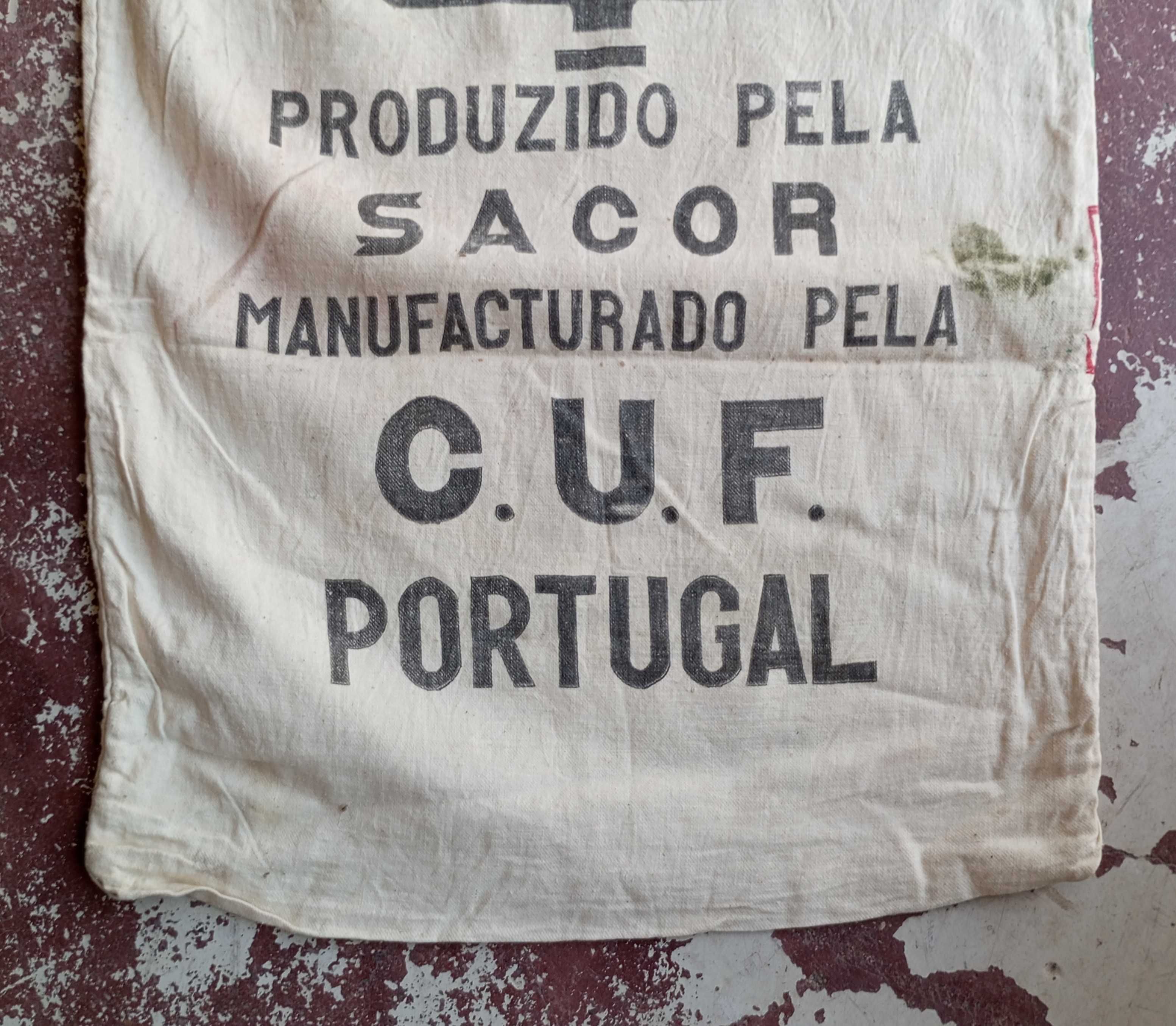 Antigo saco Sacor transporte Enxofre CUF