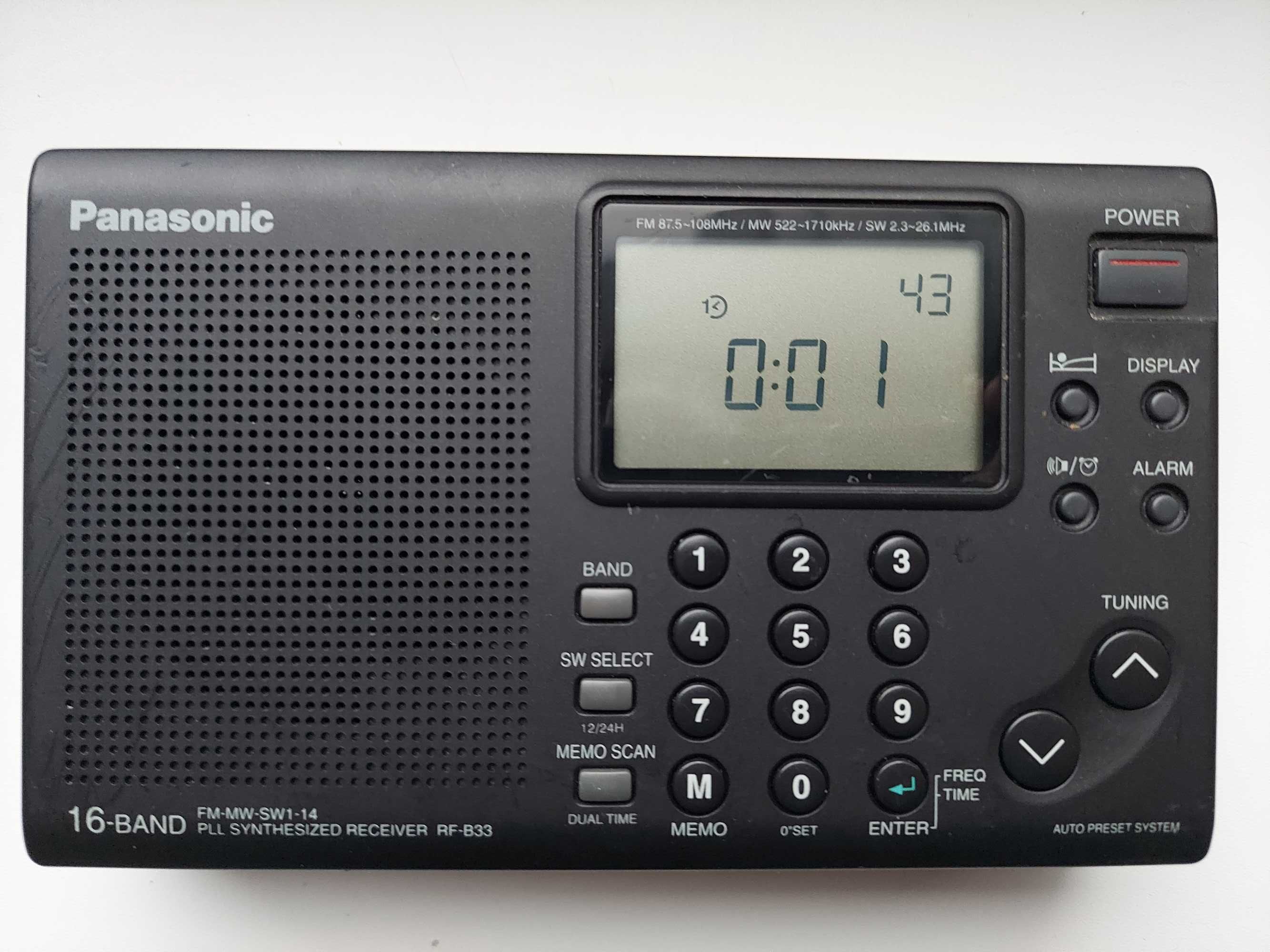 Радіоприймач Panasonic RF-B33 FM-MW-SW Radio receiver