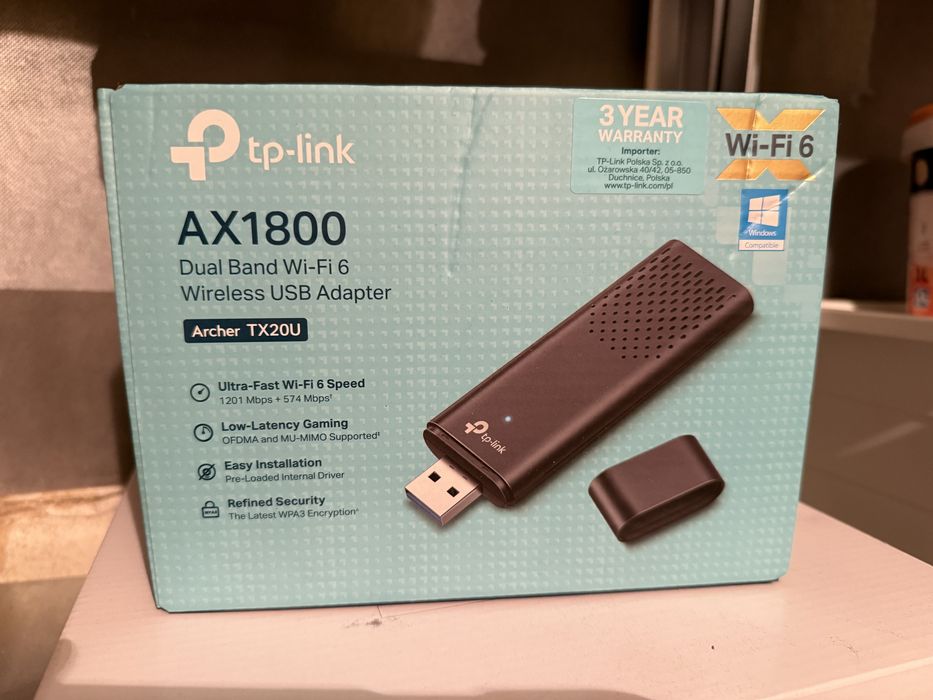 Karta sieciowa tp-link AX1800