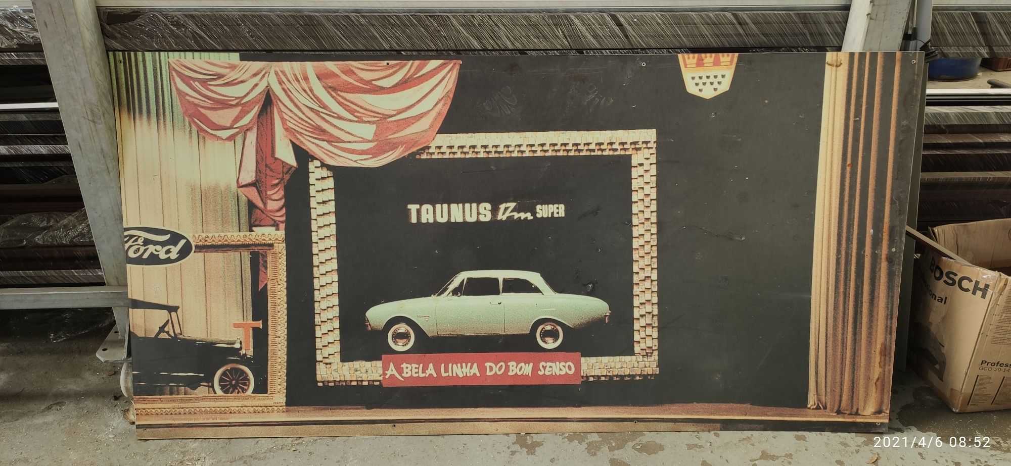 Placa publicidade Ford Taunus 2