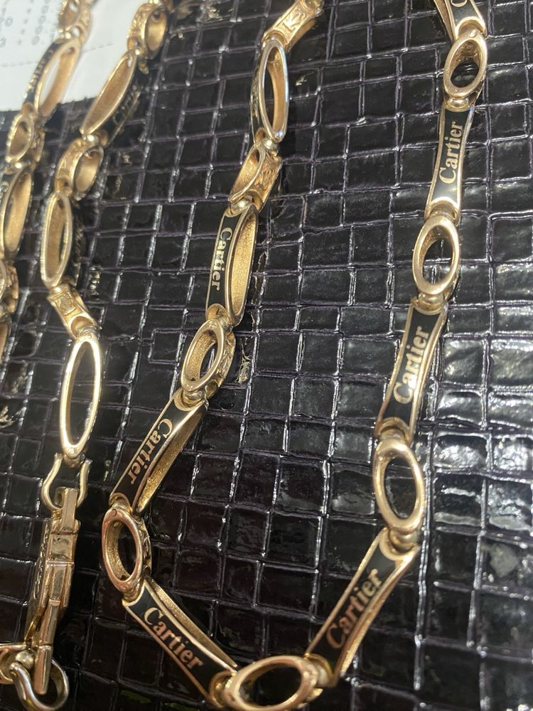 Красивая Золотая Цепочка Cartier,новая, вес 57.34гр