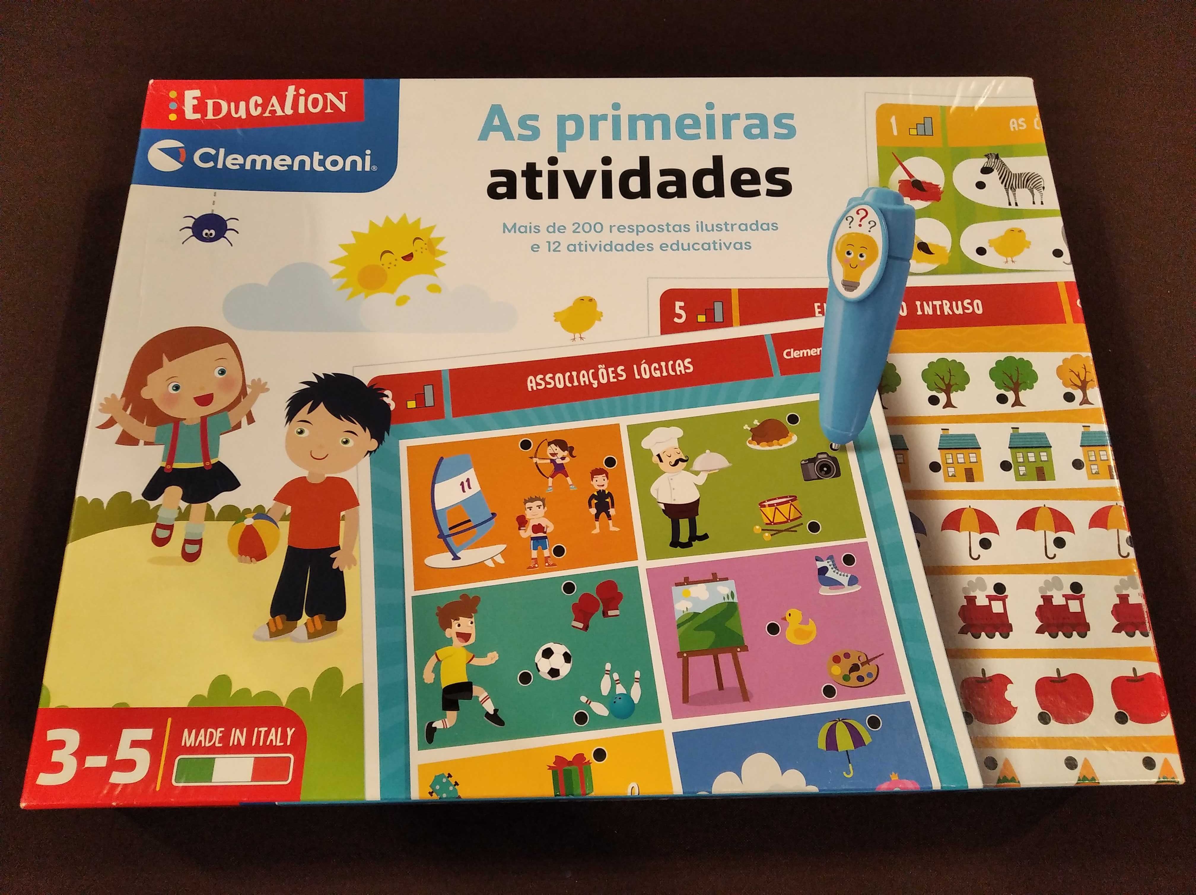 Jogo 'As primeiras atividades', da Clementoni (3-5 anos)