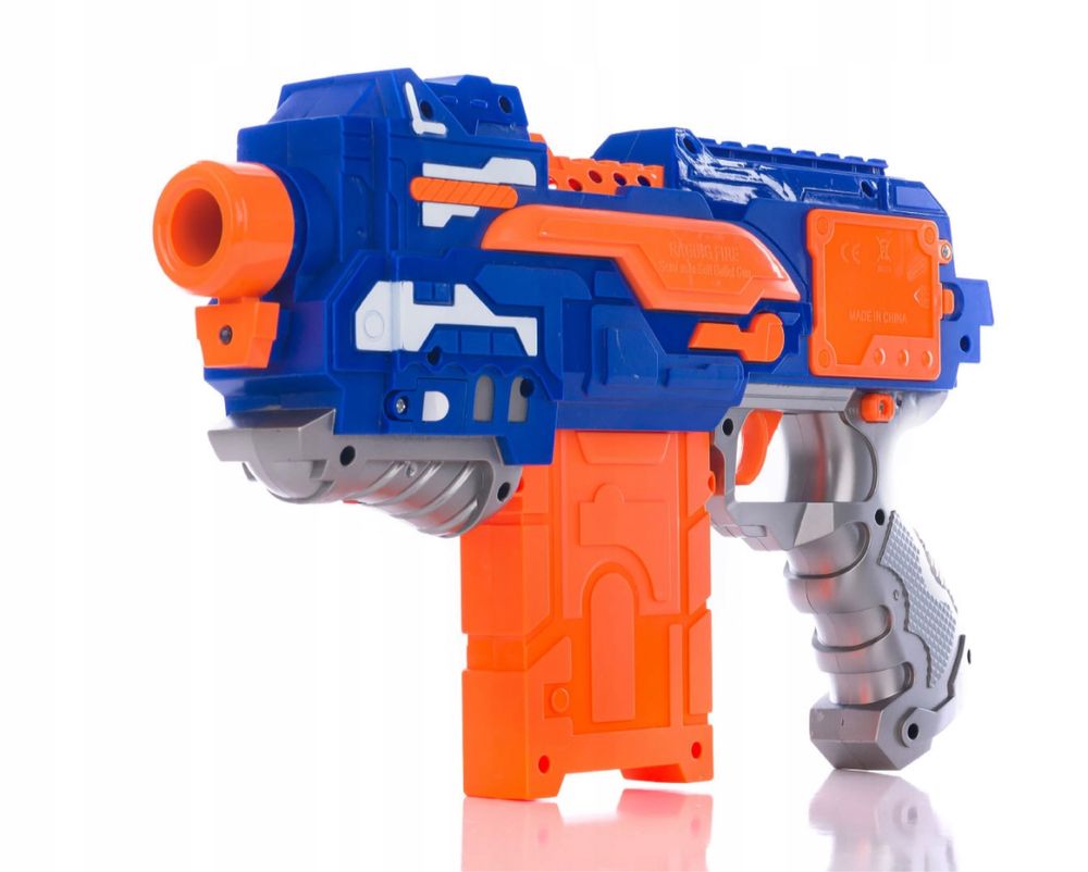 NERF Pistolet Wyrzutnia Automatyczne na Strzałki Piankowe w Zestawie