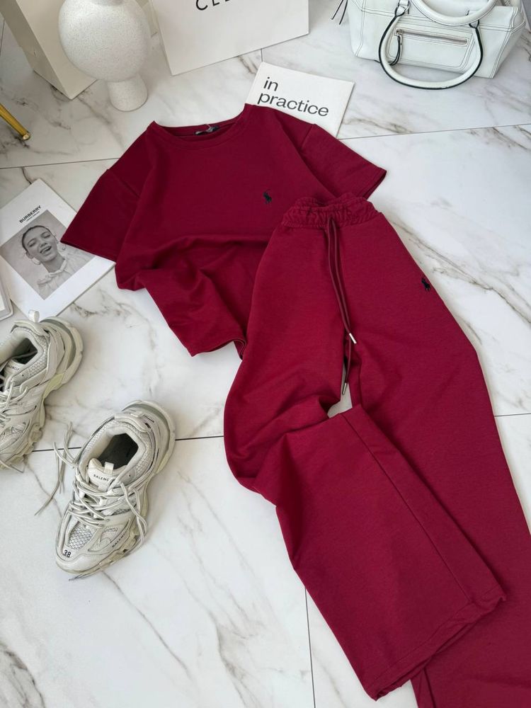 Спортивный костюм женский штаны топ кофта zara el milas ralph lauren