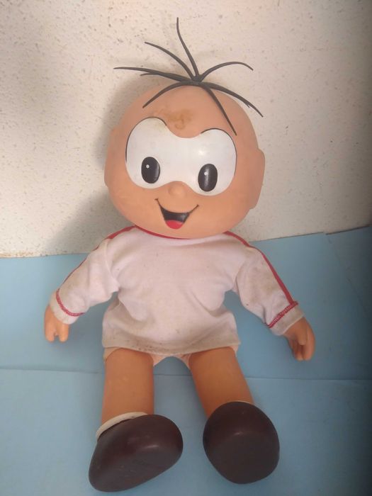 Boneco CEBOLINHA com 40cm altura marca Maurício de Sousa em bom estado