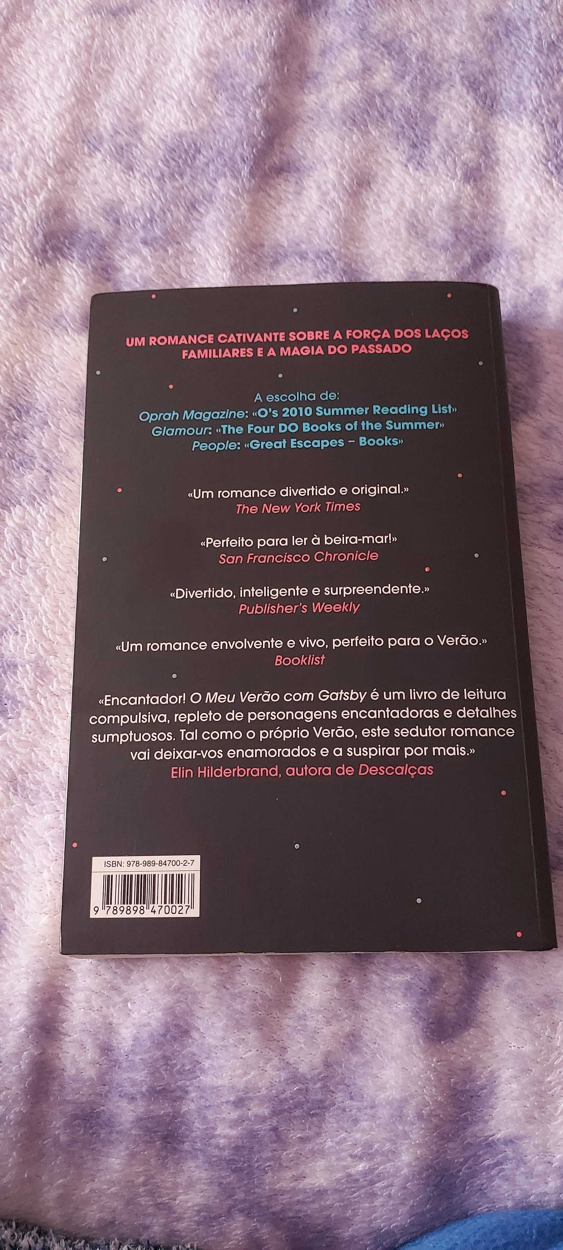 Livro " O meu verão com Gatsby "