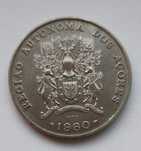 Moeda 100 Escudos Região Autónoma dos Açores 1980