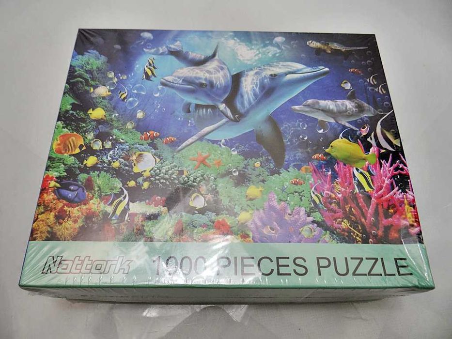 Puzzle Nattork 1000 elementów / Delfiny / Eko Komis