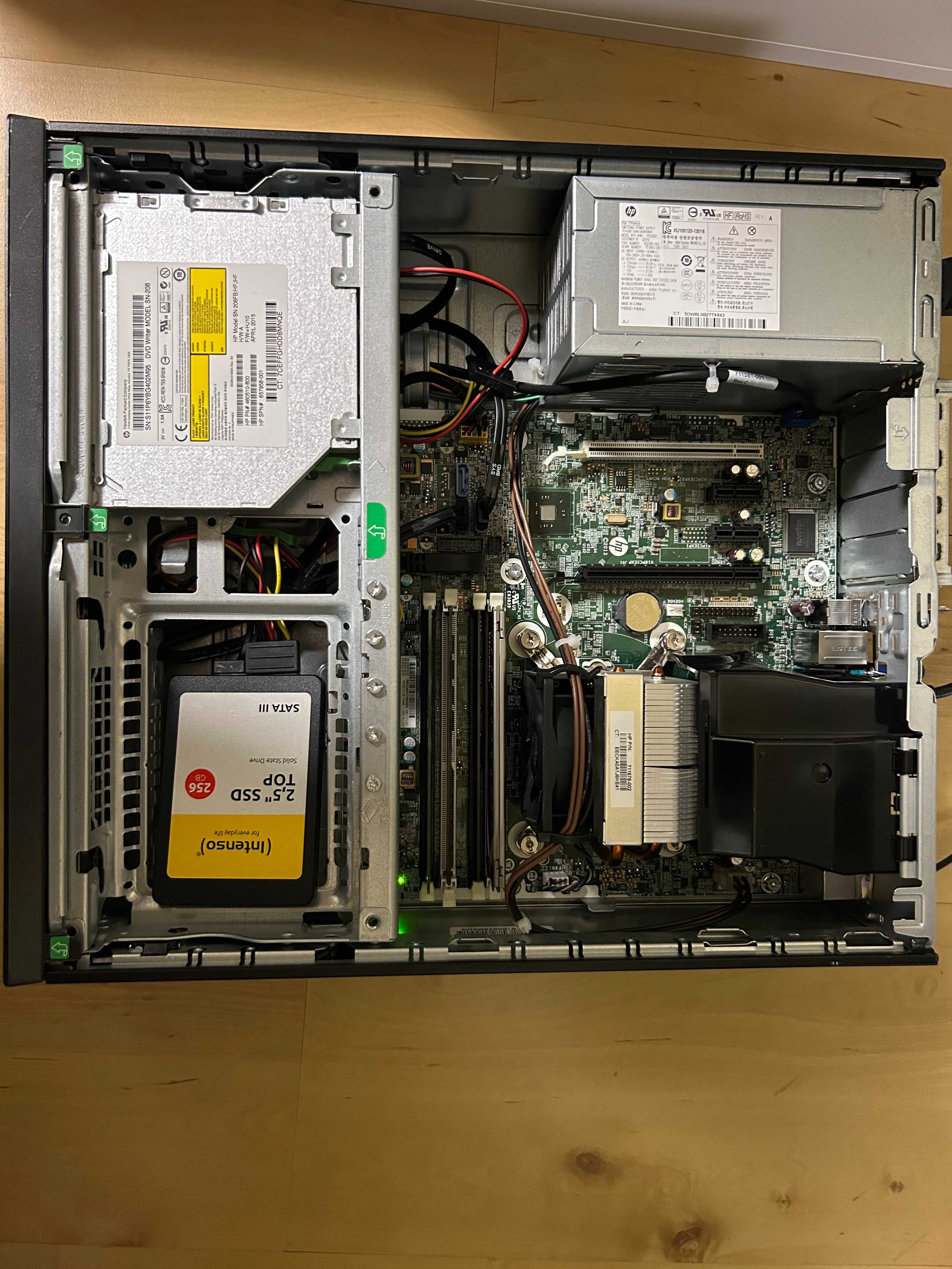 Bardzo ładny i szybki Komputer HP Elitedesk 800 g1 i5 16GB RAM 256 SSD