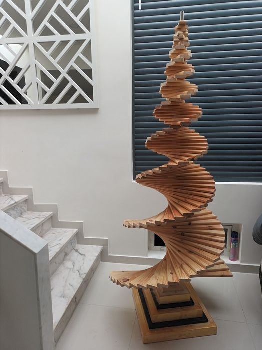 Árvore de natal de madeira