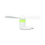Mini Wiatrak / wentylator na Micro USB White