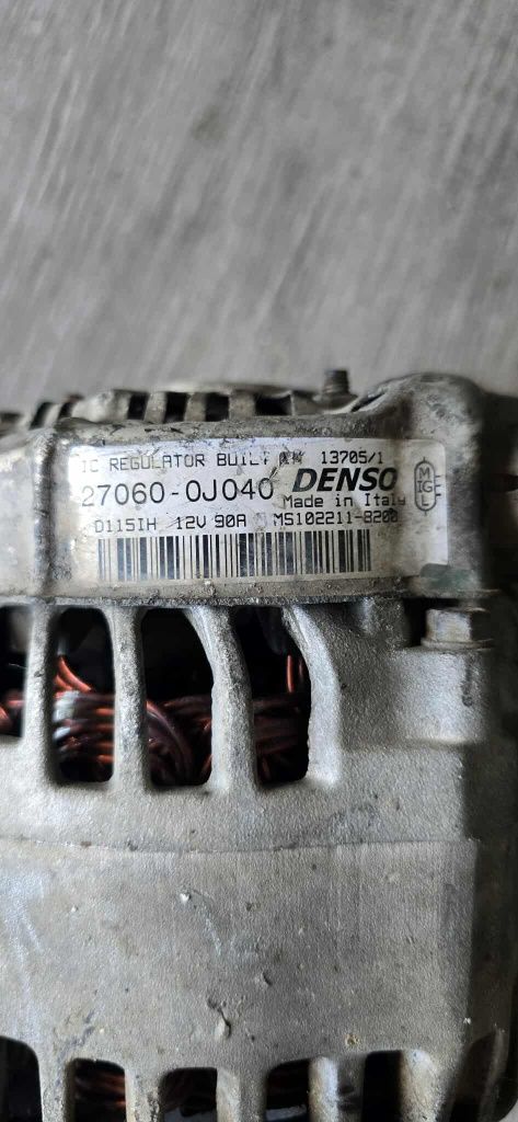 Alternator Yaris 1.0 Vvti 100% sprawny Denso 90A