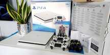 Śliczna PS4 Slim 2Pady Gra Biała White Komplet Playstation4 Idealna
