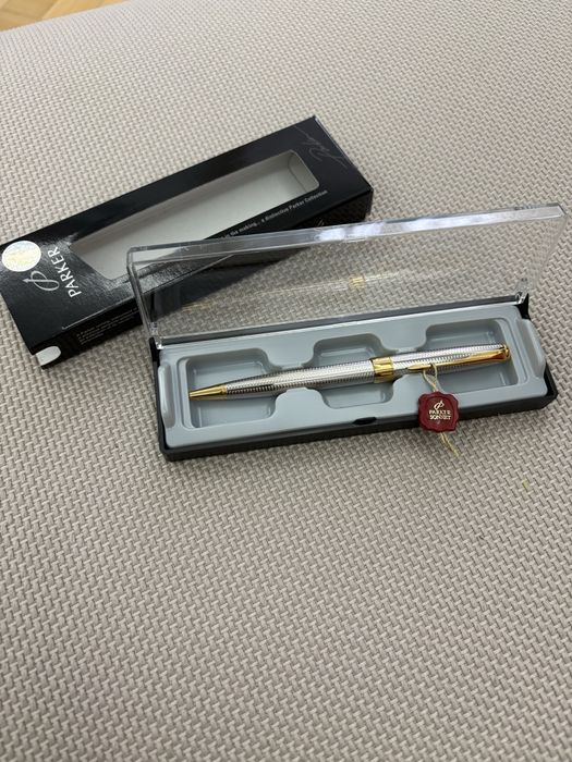 Ручка кулькова Parker SONNET Premium Silver Mistral