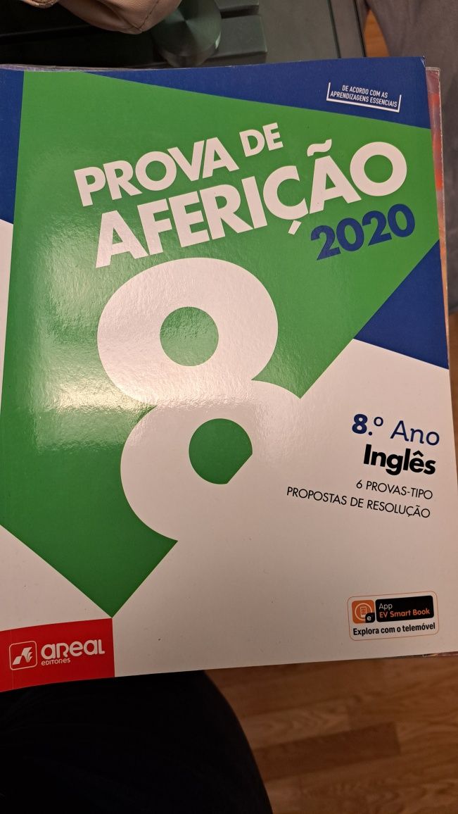 Prova de aferição 8 inglês