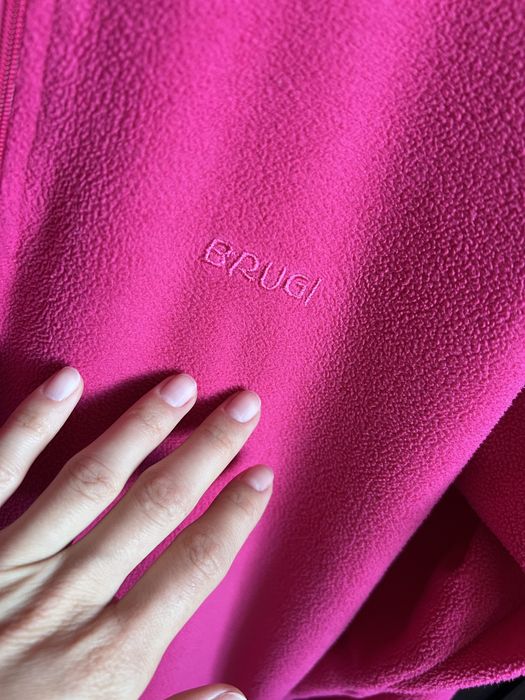 36(S) różowy polar half zip Brugi