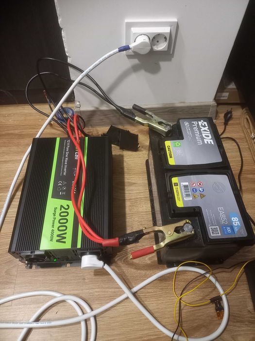 Чистый синус . Инвертор. Green Cell. 2000/4000Вт. 12 v - 230v.Наличие.