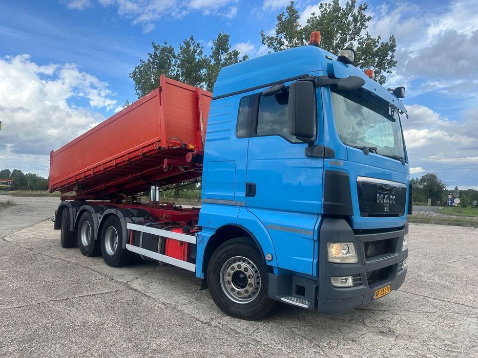 MAN TGX 35.480 8X4 WYWROTKA -LINOWIEC -MANUAL