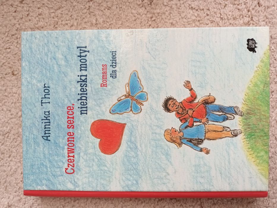 Książka pt. "Czerwone serce, niebieski motyl".