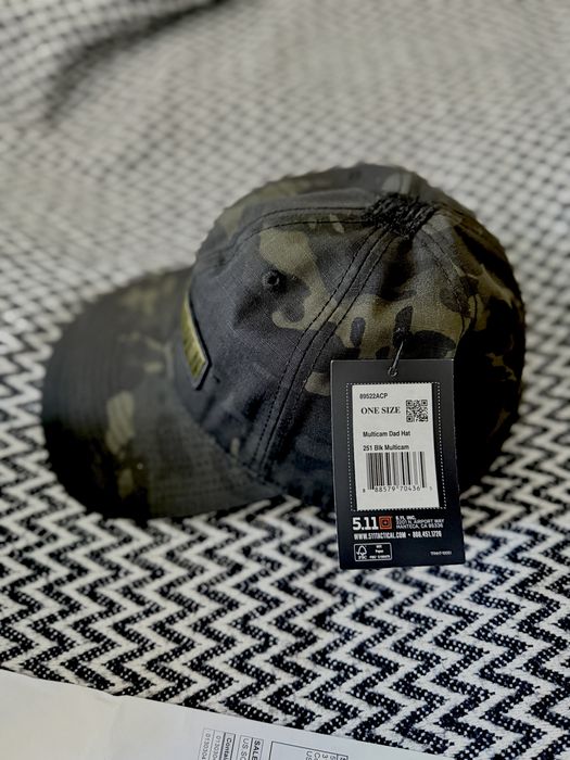 Оригінальна кепка 5.11 dad hat multicam black