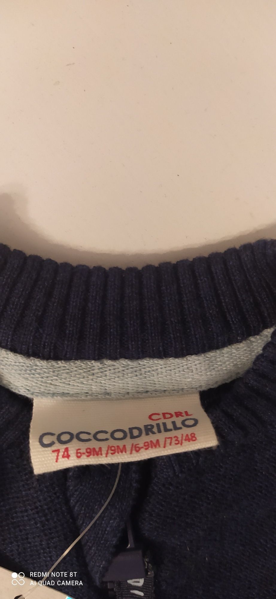 Nowy sweterek chłopięcy Coccodrillo 74