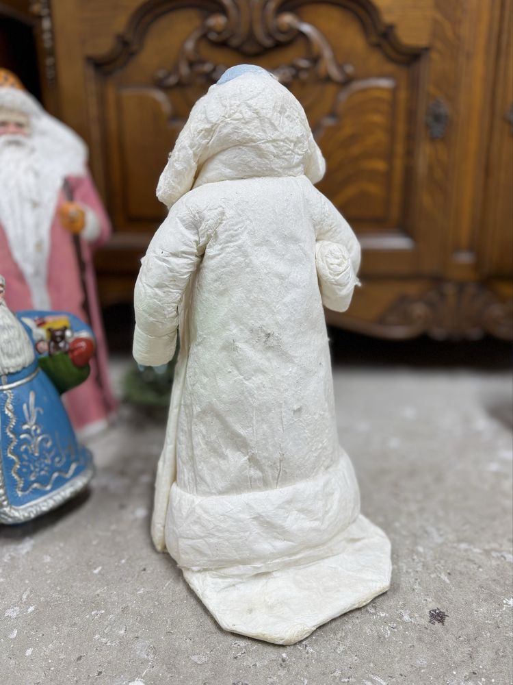 Дед Мороз из ваты. СССР, 1960-е годы. СССР ёлочные игрушки