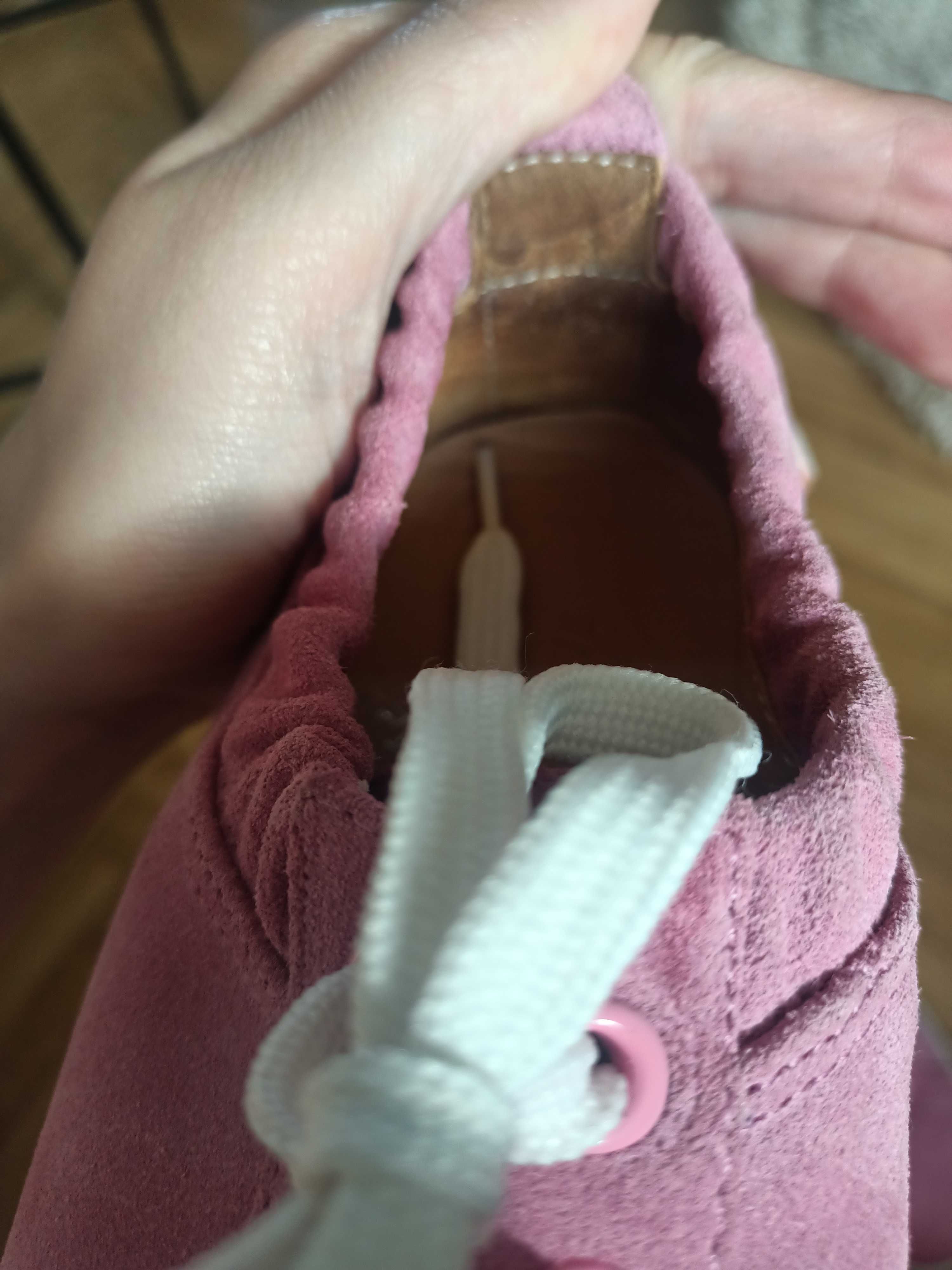 Skórzane buty Kazar Studio r38 różowe