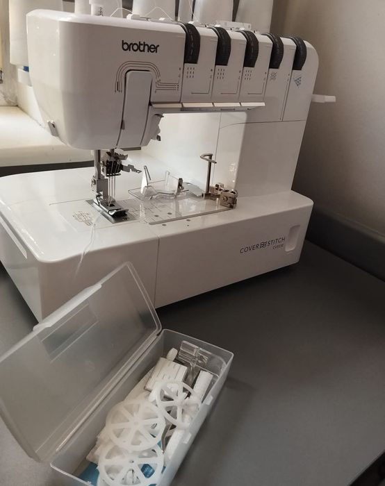 Nowa maszyna do szycia Brother Cover Stitch CV3550 coverlock renderka