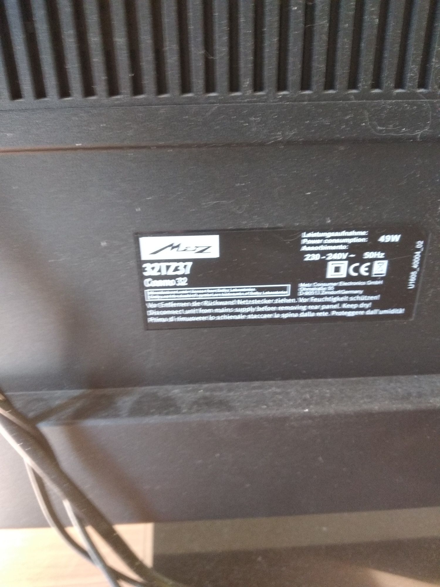 Sprzedam telewizor Metz 32cal