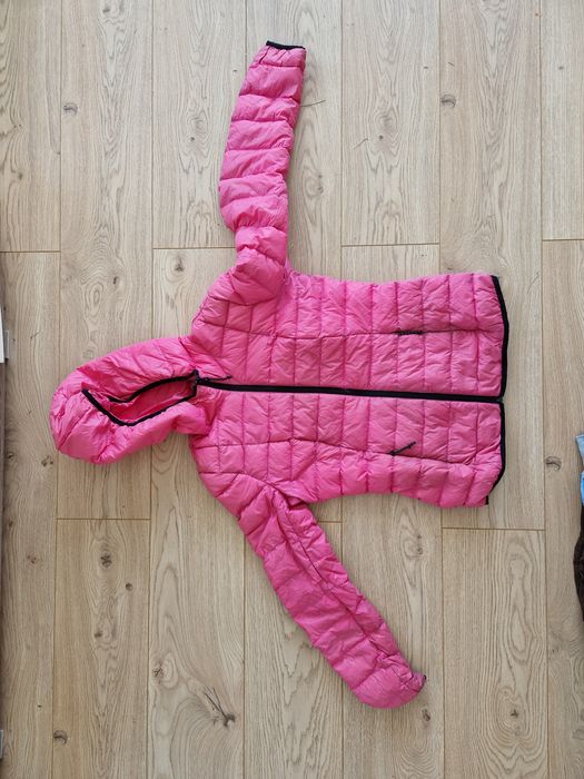Różowa kurtka z kapturem dla dziewczynki rozmiar S