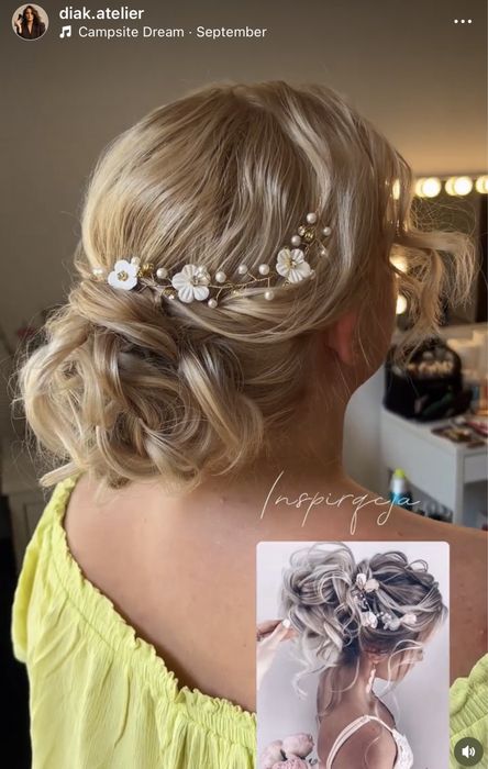 Czesanie / FRYZURA okolicznościowa. Makijaż  .Możliwy dojazd