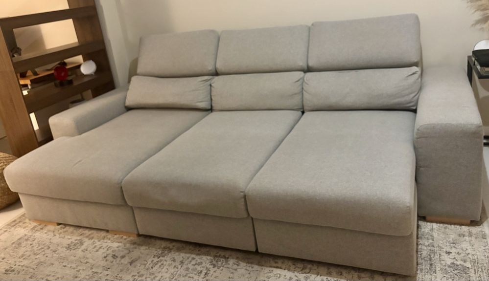Sofá 3 lugares com chaise longue - ISTABY - IKEA