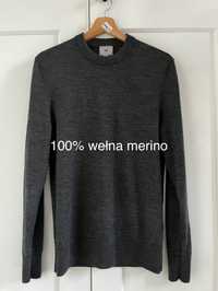 Sweter męski 100% wełna merino H&M