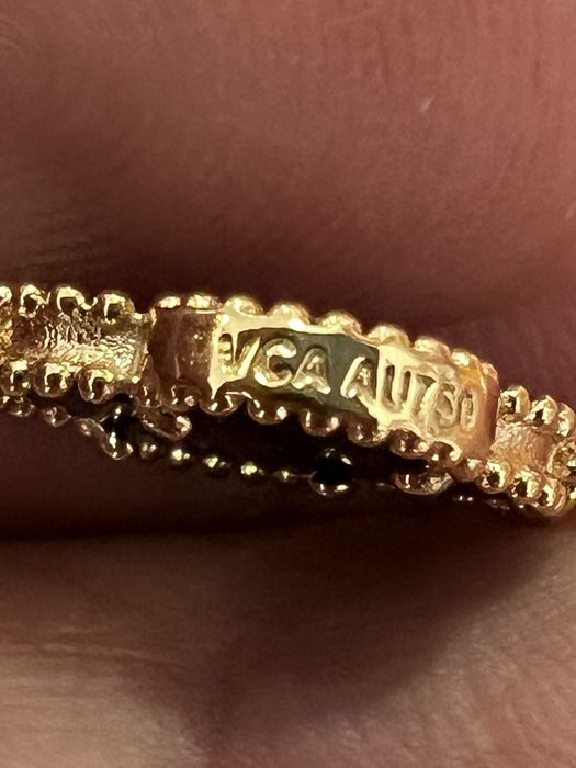 Pulseira Vintage Alhambra, 5 motivos banhada Ouro