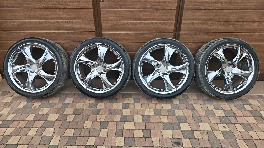 Felgi Koła 235/40R19 Keskin KT9-8019 Chrom 5x108 5x120 ET45