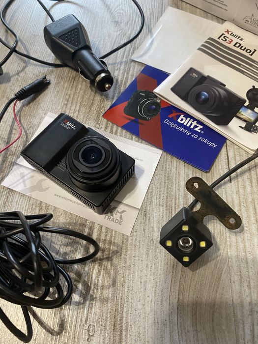 Wideorejestrator xblitz s3 duo+kamera cofania
