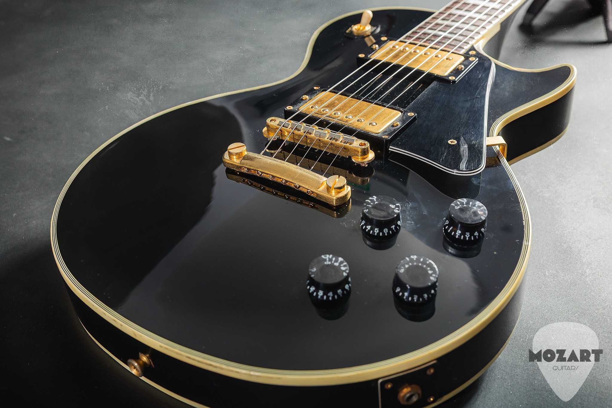 Burny Les Paul Custom Ebony, 1990's