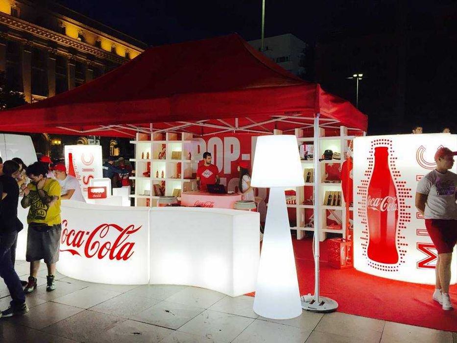 Balcão led iluminado