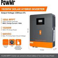 Гібридний інвертор PowMr 10.2 кВт On/Off Grid