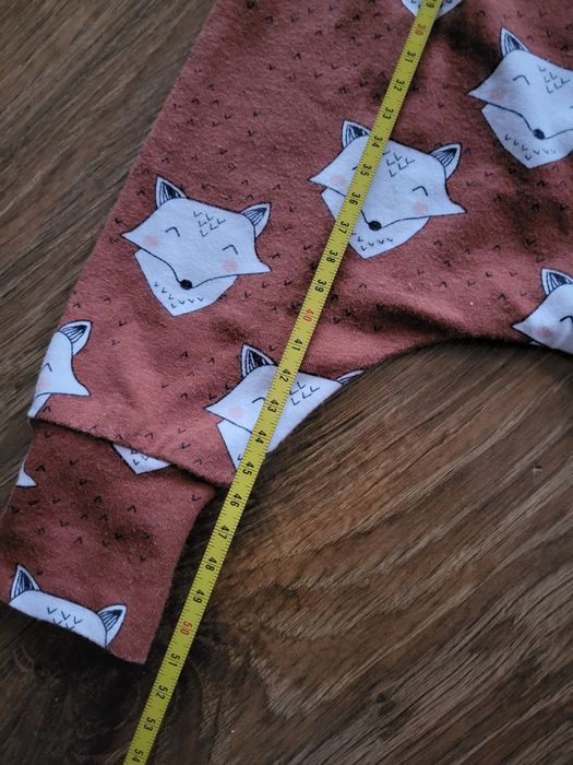 Rampers dla dziewczynki liski jak 68 handmade