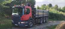 Scania P380  Scania 8x4 HDS wywrotka hydroburta hydroklapa. 2006