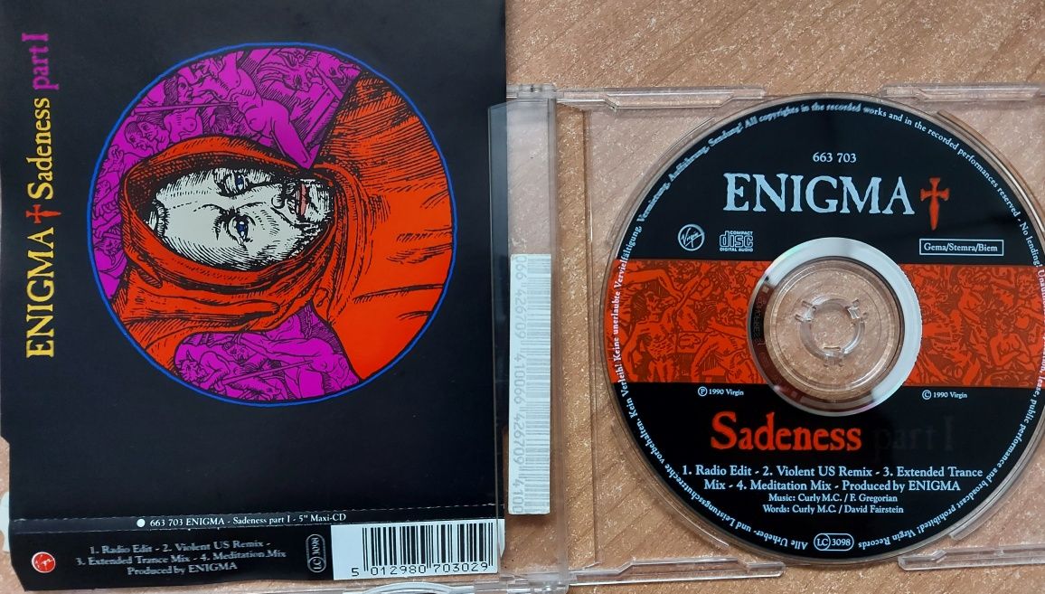 Enigma - Sadeness Part I - CD Maxi-Single