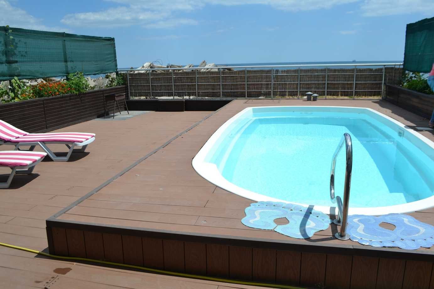 Свободно!VIP коттедж, бассейн с подогревом 1 линия у моря, пляж.Одесса
