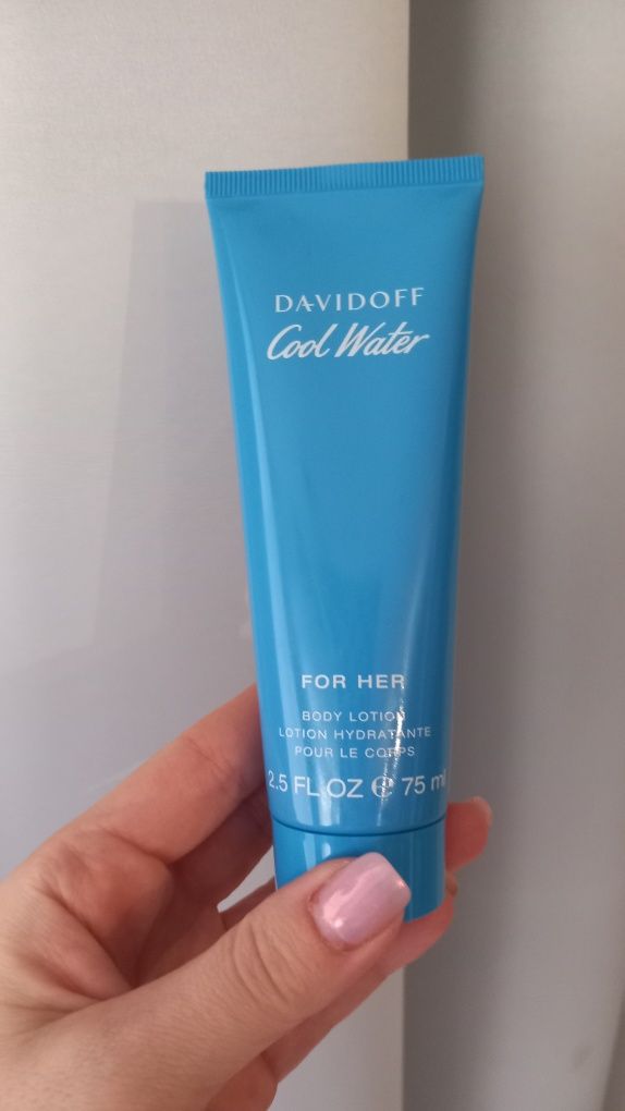 Nowy perfumowany balsam do ciała Davidoff cool water 75 ml