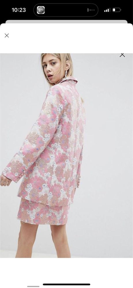 Костюм розовый asos