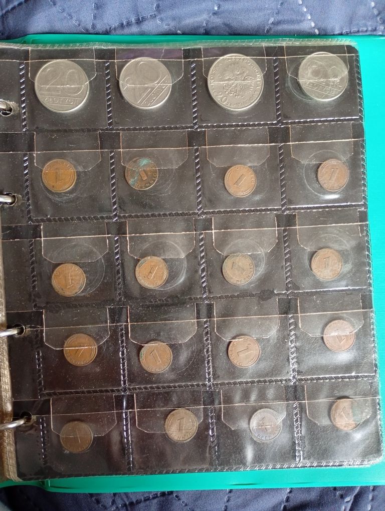 Stare polskie i niemieckie monety lata 60-90