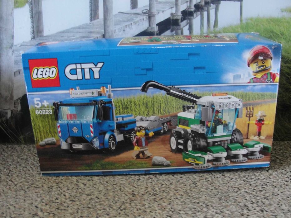 Zestaw LEGO city 60223 transporter kombajnu Pudełko instrukcje