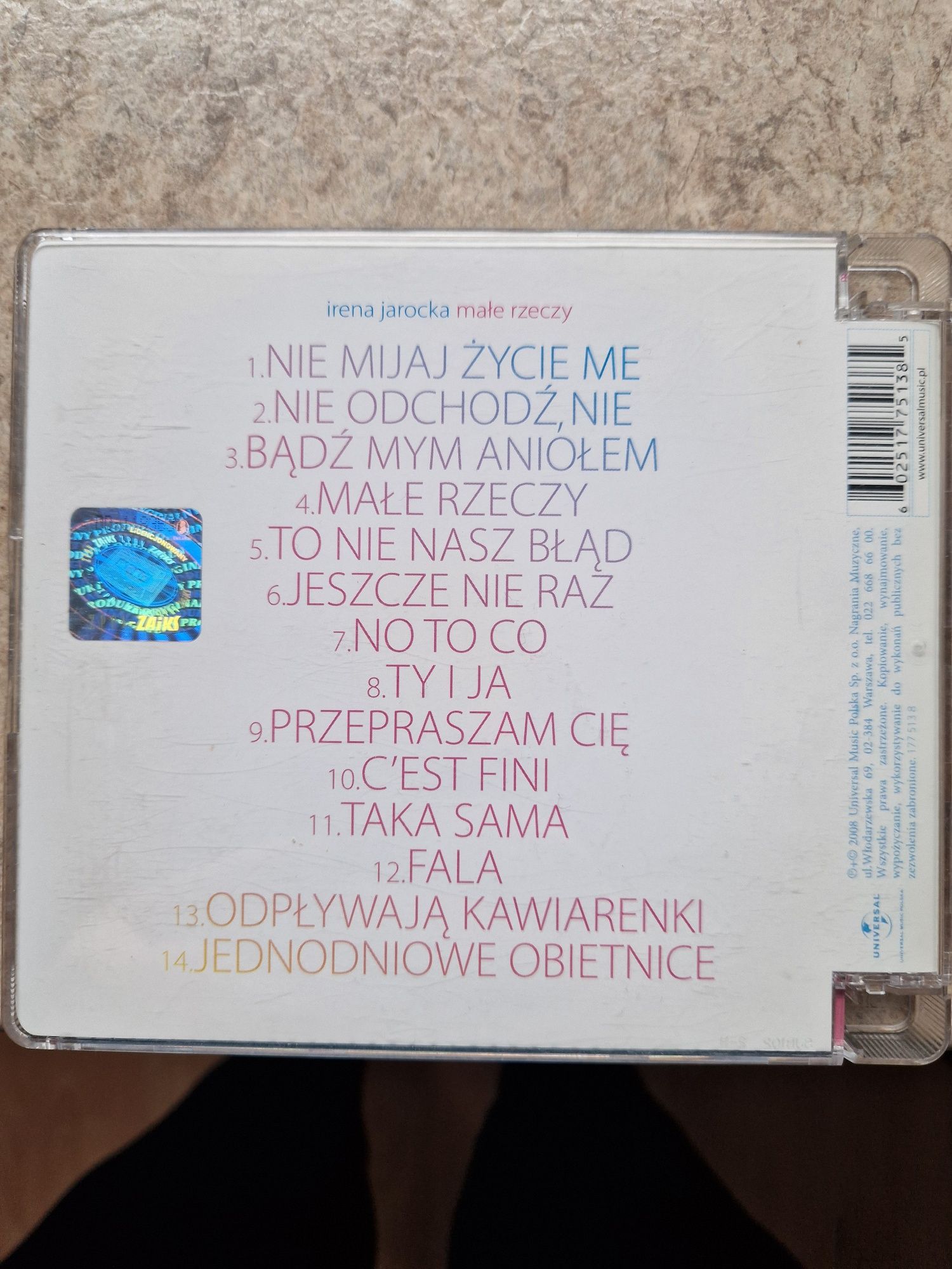 CD Irena Jarocka - "Małe rzeczy "