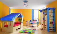 Кровать, шкаф и стол - комплект дизайнерской детской мебели Германия